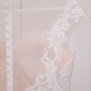 Cream& Ivory Mermaid Wedding Gown